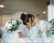 В сеть попали постельные фото Каменских с ее любимцем